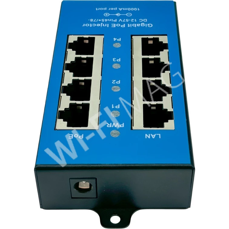 Conexpro POE-PAN4-GBM, 4-портовый гигабитный пассивный PoE-инжектор
