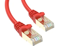 Кабельная продукция Conexpro Patch Cable STP, CAT6A (0,25 метра) патч-кабель красный