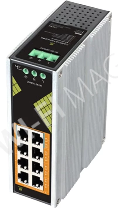 Conexpro GNT-IG1008GP-AC, промышленный с 8 PoE (1 Гбит/с) портами неуправляемый коммутатор