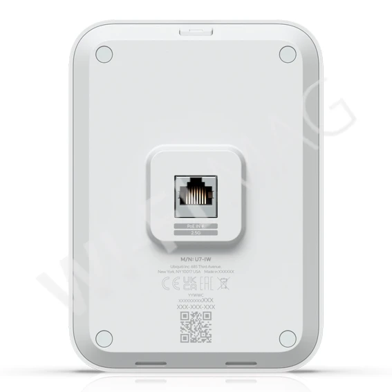Ubiquiti UniFi 7 In-Wall, настенная точка доступа Wi-Fi 7 с 4 пространственными потоками
