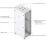 Ubiquiti 42U Rack Cabinet Glass Front Door (1000 мм) напольная стойка 42U с 4-мя вентиляторами и стеклянной дверцей