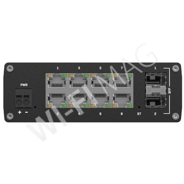 Teltonika TSW212, управляемый с 8 портами 1 Гбит/с и 2 SFP коммутатор