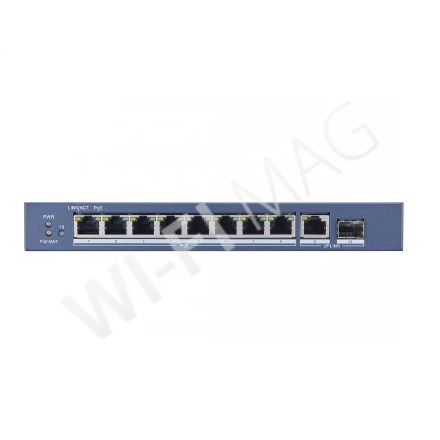Hikvision DS-3E0510P-E, неуправляемый коммутатор PoE