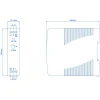 Teltonika PR3PDNP0 Din-Rail Power Supply (20 Вт, 12 В) блок питания для DIN-рейки