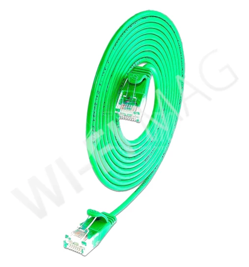 Кабель Wirewin SLIM LIGHT UTP Cat.6, 10.0 м зелёный