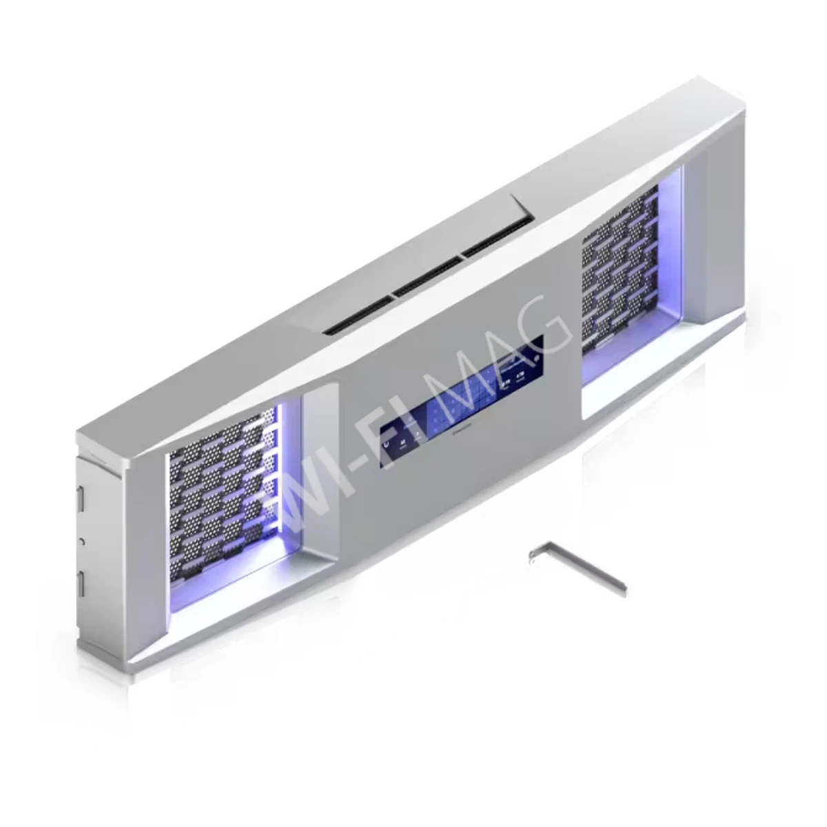 Ubiquiti UniFi 3U Bezel, защитная лицевая панель с подсветкой и дисплеем для ENAS, ENVR
