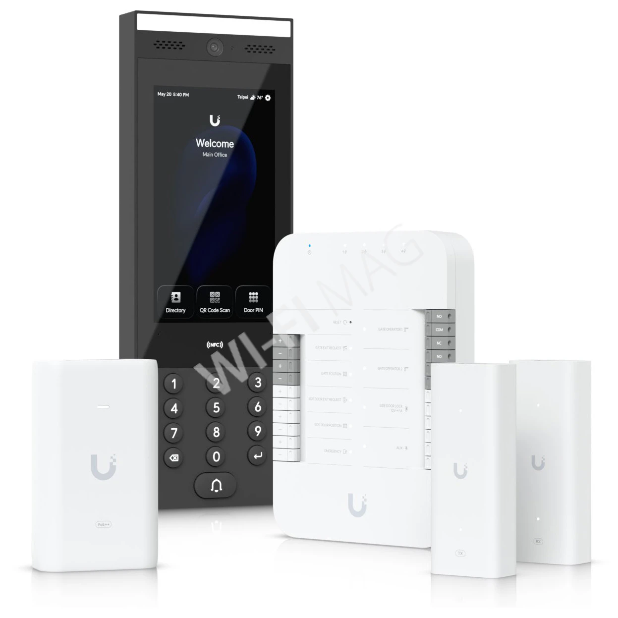 Ubiquiti UniFi Access G3 Gate Starter Kit, комлект устройств для управления воротами или шлагбаумом