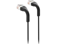 Ubiquiti UniFi Patch Cable (15 метров) 1-pack, 10 Гбит/с, Cat5e, RJ45, тонкий патч-кабель черный (1 штука)