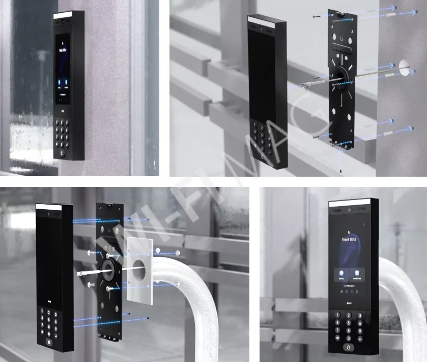 Ubiquiti UniFi Access Intercom, уличный видеодомофон с клавиатурой и двусторонним аудио