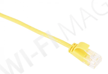 Кабель патч-корд Masterlan Comfort patch cable UTP, Cat6, extra slim, 2 м, неэкранированный, желтый