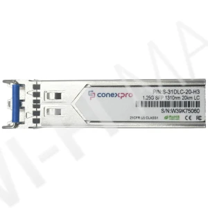 Conexpro S-31DLC-20-H3 модуль SFP Single Mode, 1,25 Гбит/с, 2xLC, 20 км (Tx/Rx=1310) DDM - H3C