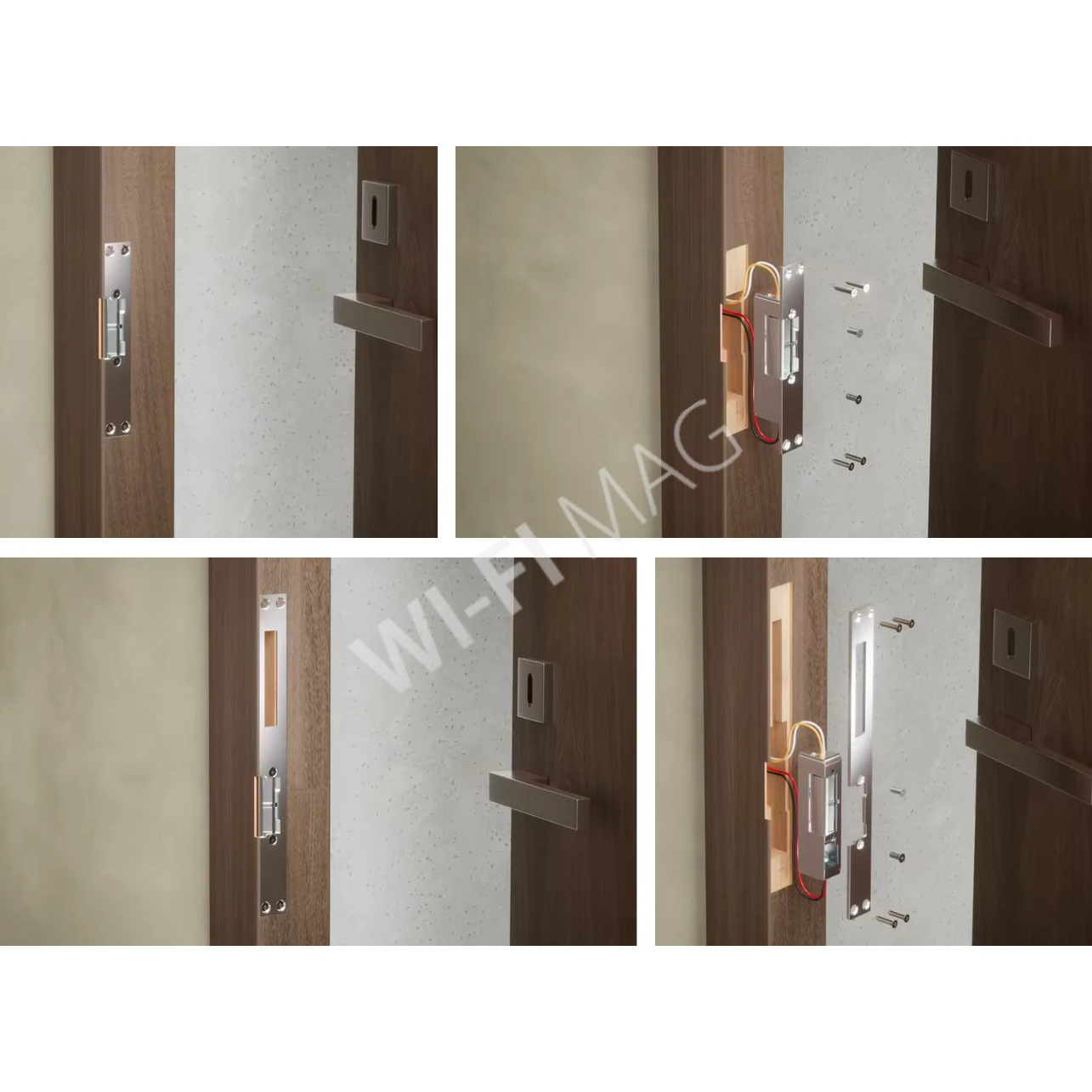 Ubiquiti UniFi Access Fail-Safe Strike Lock 8mm, электрический замок с защелкой