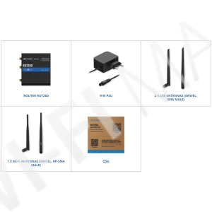 Teltonika RUT200 4G/LTE Wi-Fi Router SIM, промышленный сотовый маршрутизатор Wi-Fi 4