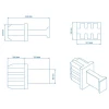 Teltonika PR5MEC33 (2-pack) SFP Dust Cover, пылезащитная заглушка (2 штуки)