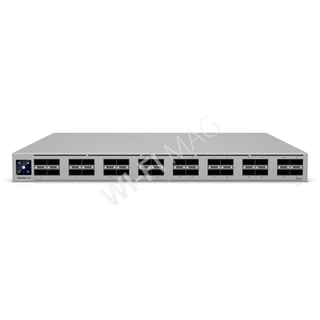 Ubiquiti UniFi Enterprise Campus Switch Core 3,2 Тбит/с, 34-портовый (32 QSFP28) Etherlighting коммутатор