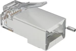Коннектор Conexpro FTP RJ45, Cat.5e, 8p8c, wire, gilded, экранированный с зажимом для кабеля заземления