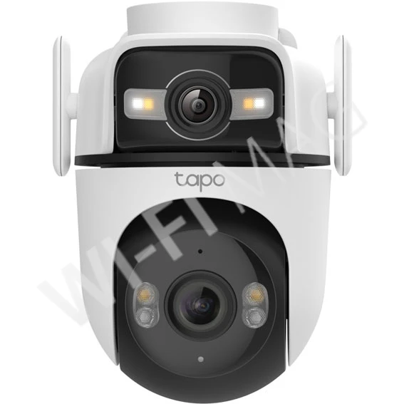 TP-Link Tapo C545D, 3Мп уличная 360° с цветным ночным видением и двумя объективами Wi-Fi 6
