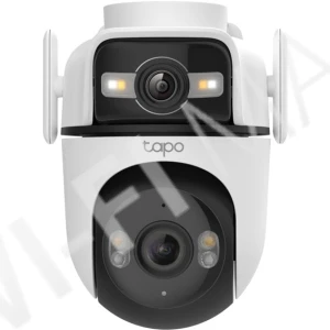 TP-Link Tapo C545D, 3Мп уличная 360° с цветным ночным видением и двумя объективами Wi-Fi 6