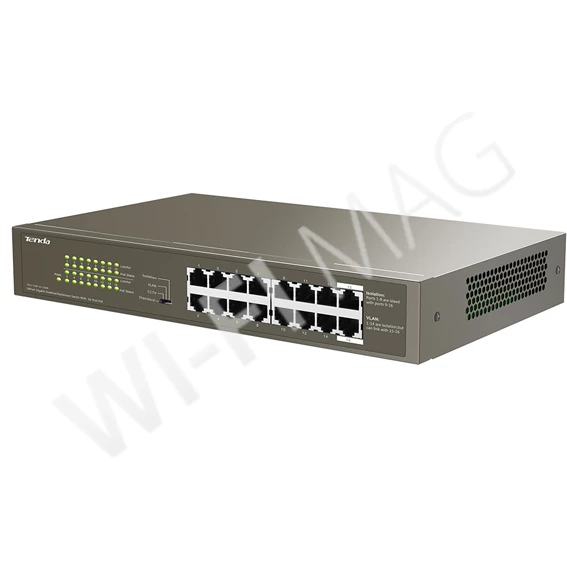 Tenda TEG1116P-16-150W неуправляемый коммутатор с PoE