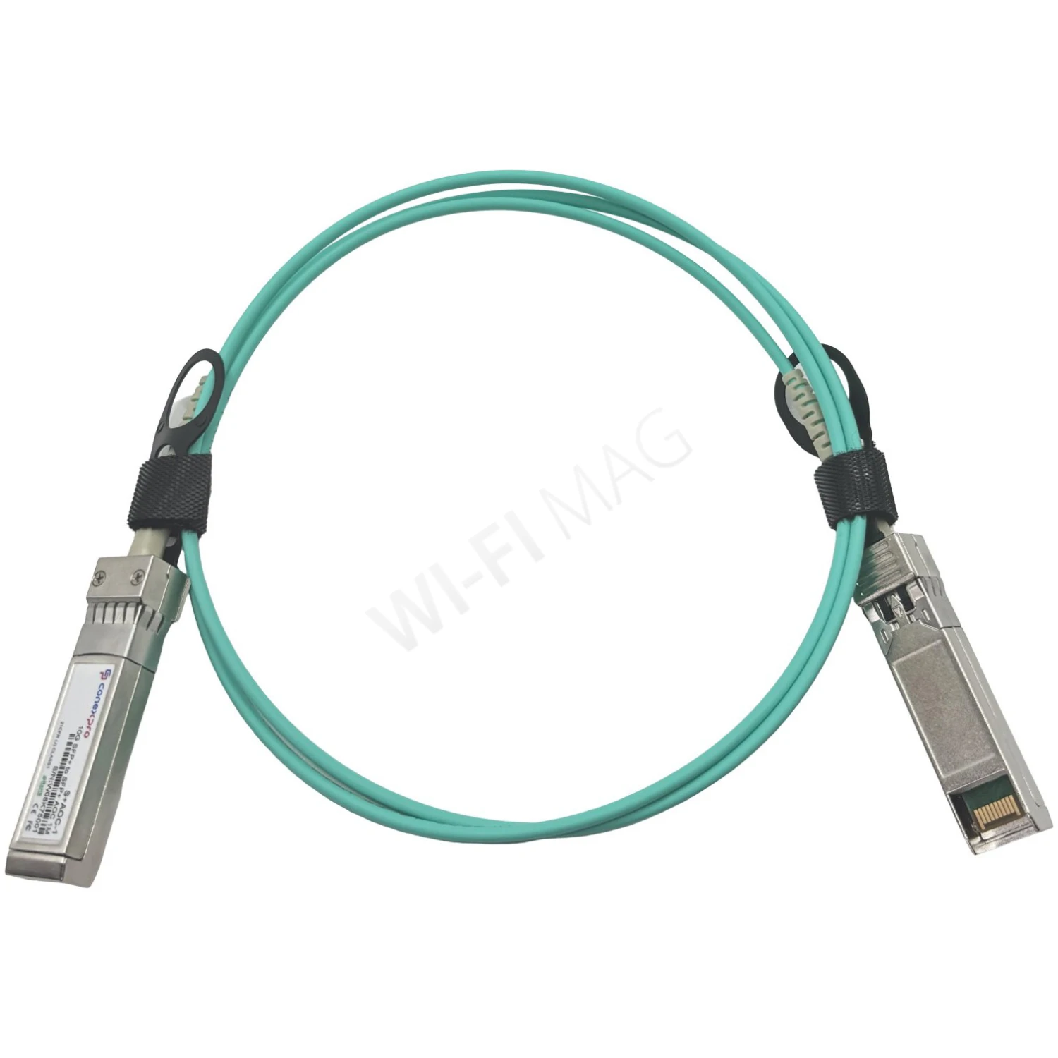 Conexpro S+AOC-1 (10G, SFP+, AOC, DDM) AOC-кабель бирюзовый (1 метр)