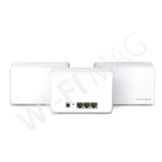 Mercusys Halo H80X (3-pack) AX3000, двухдиапазонная Mesh‑система Wi-Fi 6 (комплект 3 штуки)