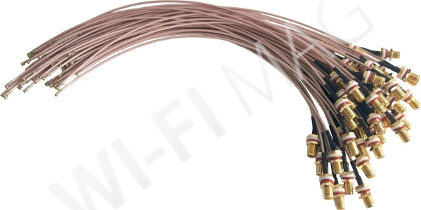 Пигтейл UFL/SMA Female, с силиконовым кольцом, кабель RG178, длина 15 cм