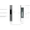 Ubiquiti UniFi Access Fail-Secure Strike Lock 8mm, электрический замок с защелкой и защитой от сбоев Ubiquiti UniFi Access Fail-Secure Strike Lock 8mm, электрический замок с защелкой и защитой от сбоев