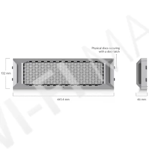 Ubiquiti UniFi 3U Bezel Lite, защитная лицевая панель для ENAS, ENVR, ENVR-Core и UACC-ESE-16