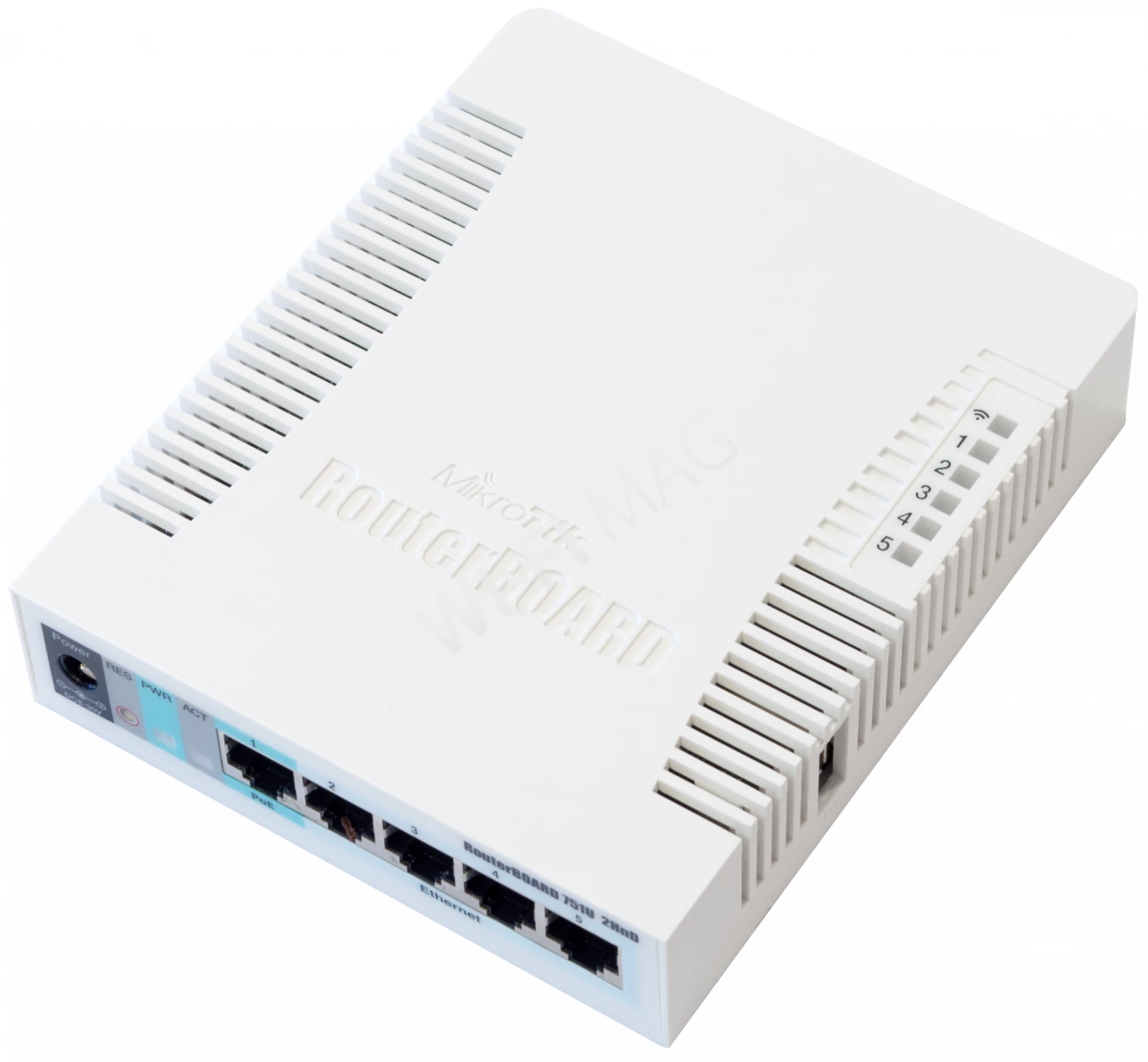 Mikrotik RouterBOARD 751U-2HnD электронное устройство, бывшее в эксплуатации