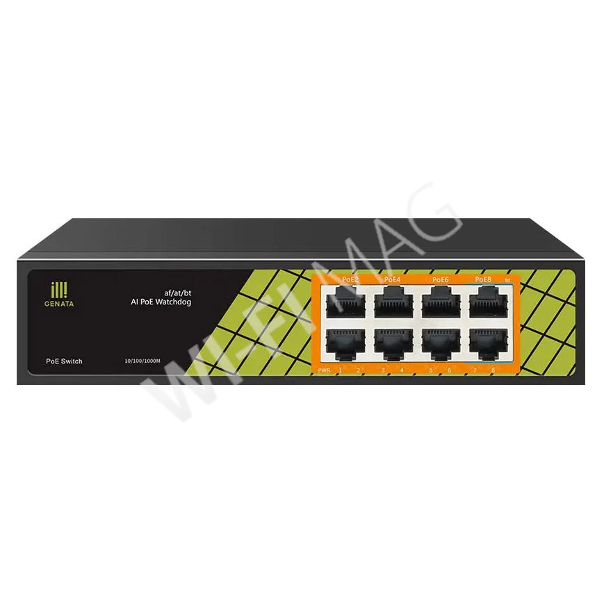 Conexpro GNT-P1008G6, 8-портовый PoE (1 Гбит/с) неуправляемый коммутатор