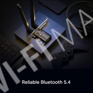 TP-Link Archer TBE400E BE6500, Wi-Fi 7 Bluetooth 5.4 PCIe адаптер