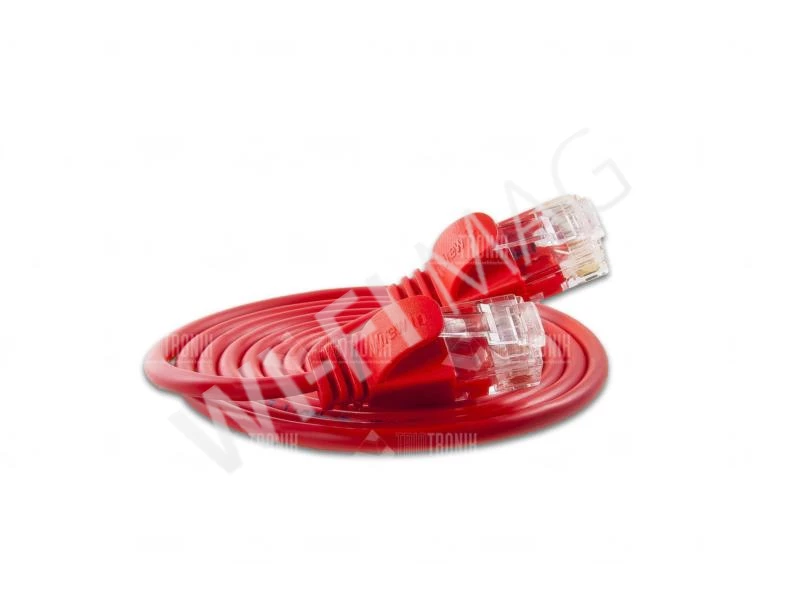Кабель Wirewin SLIM LIGHT UTP Cat.6, 0.15 м красный