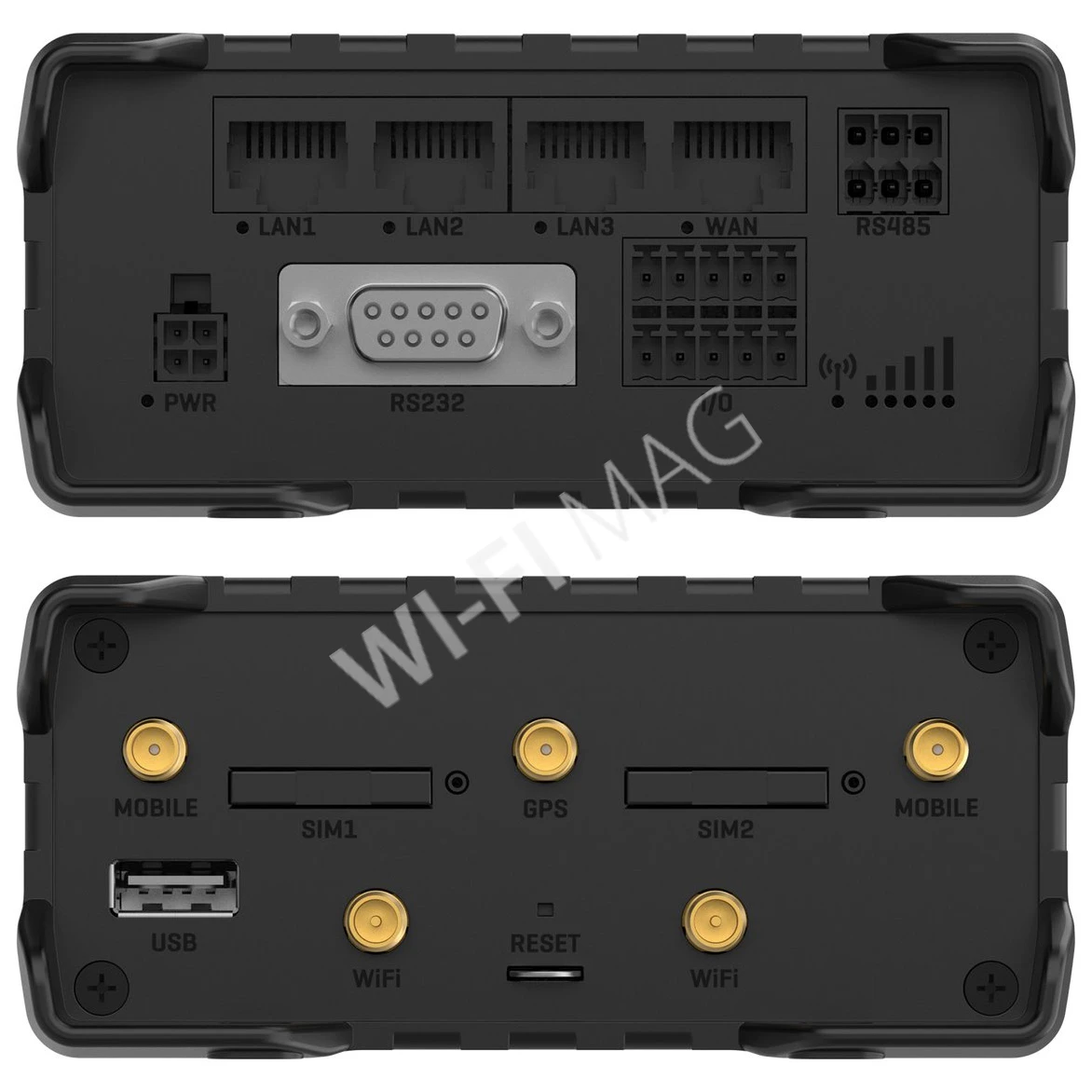 Teltonika RUT976 RedCAP 5G Router 2 SIM, промышленный 5G маршрутизатор Wi-Fi 4