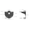 Ubiquiti AI Multi Sensor 4 Camera Arm Mount Black, черный кронштейн для крепления на стену/угол/столб камер UVC-AI-MS-4
