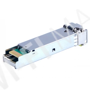 Max Link 1.25G SFP industrial optical module, WDM(BiDi), SM, Tx1550/Rx1310nm, 20km, 1xLC connector, DDM, оптический модуль