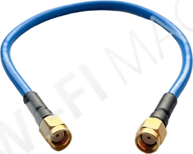 Conexpro flexi pigtail, 25cm, RG402, RSMA male - RSMA male синий