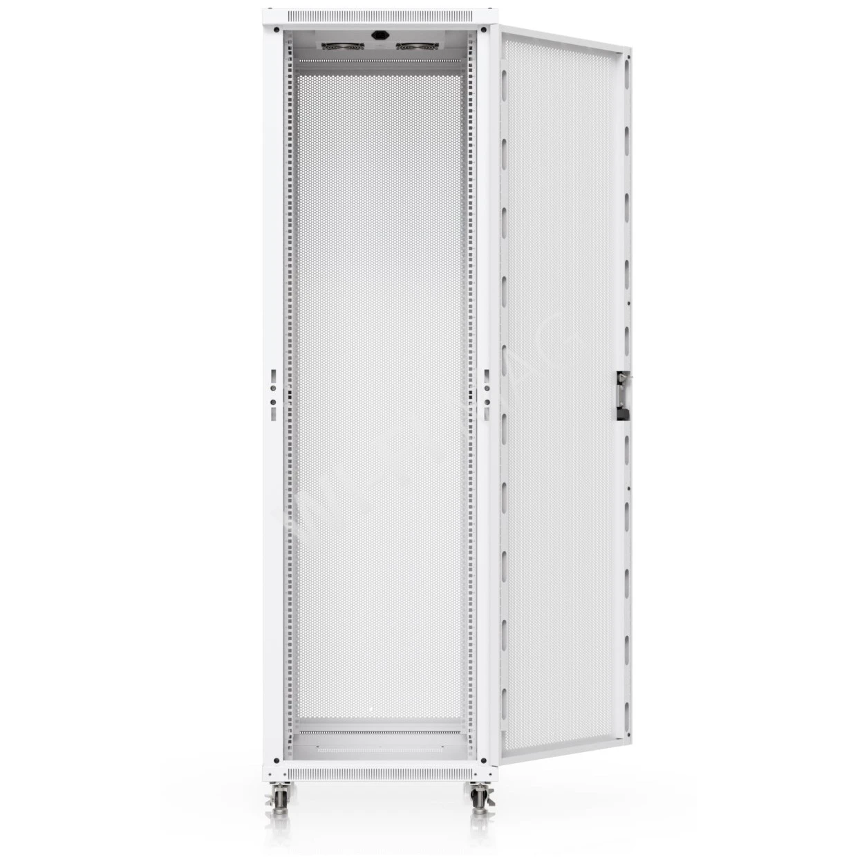 Ubiquiti 42U Rack Cabinet Perforated Front Door (800 мм) напольная стойка 42U с 4-мя вентиляторами и перфорированными дверцами
