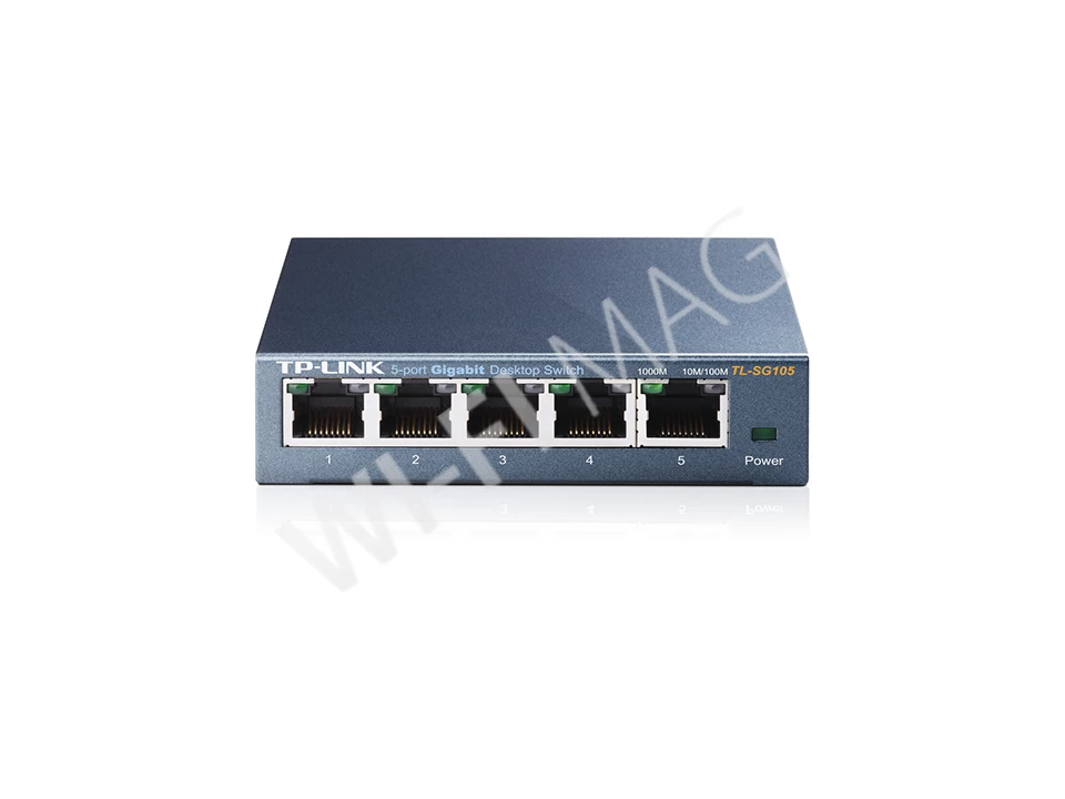 TP-Link TL-SG105, 5-портовый гигабитный настольный коммутатор