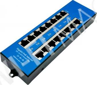 Conexpro POE-PAN8-GBM, 8-портовый гигабитный пассивный PoE-инжектор