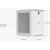Ubiquiti 12U Rack Cabinet Perforated Front Door (450 мм) стоечный шкаф 12U с 2-мя вентиляторами и перфорированной дверцей