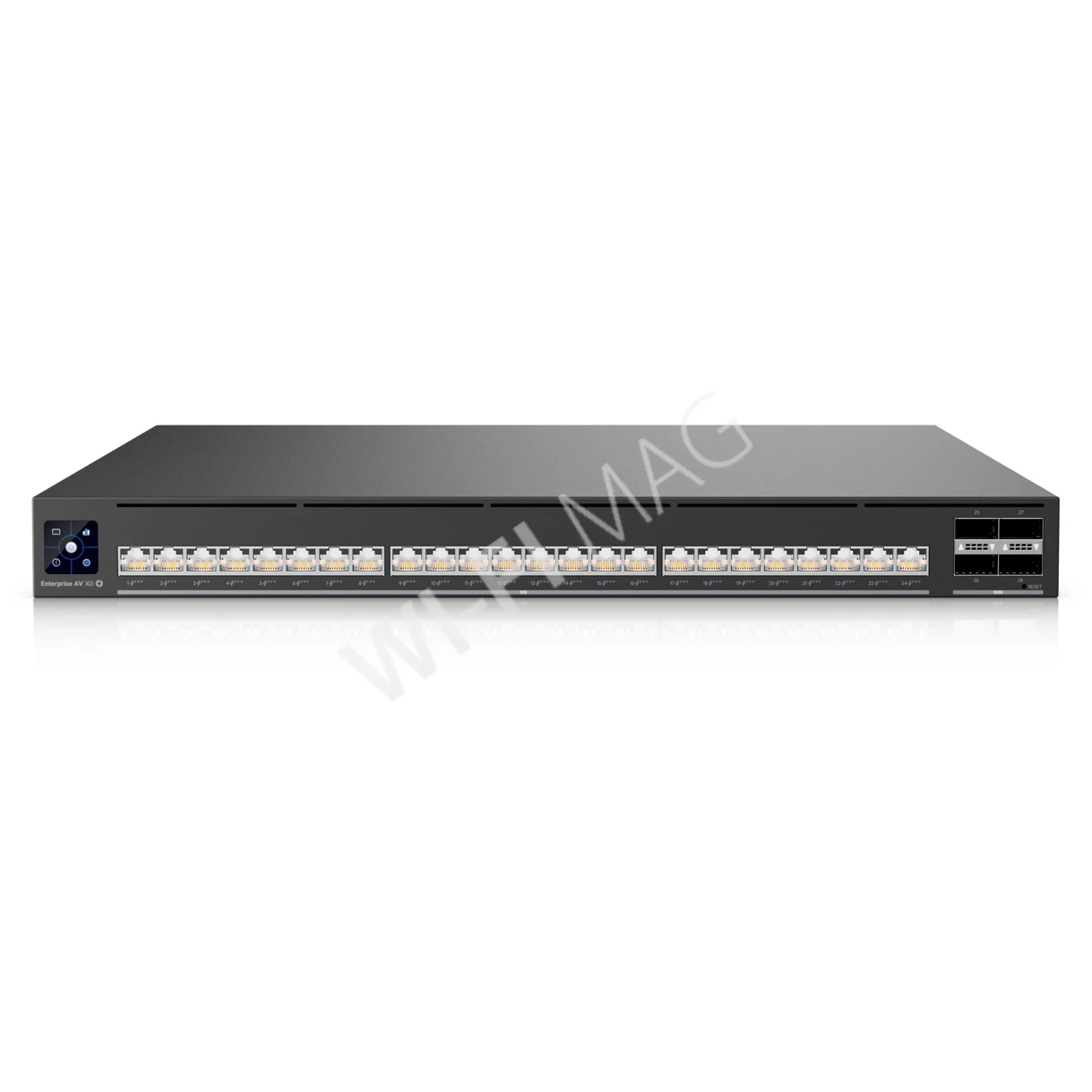 Ubiquiti Enterprise Audio/Video XG 24 PoE (2150 Вт) AVoIP-коммутатор для аудио/видео с 24 портами PoE+++ Etherlighting
