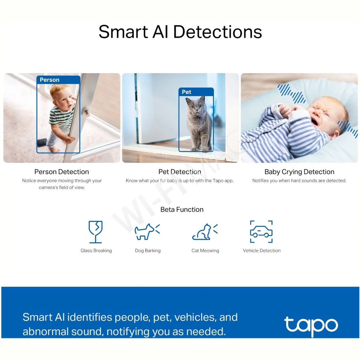 TP-Link Tapo C230, 5Мп умная поворотно-наколонная с двусторонней аудиосвязью и ночным видением Wi‑Fi-камера 2,4 ГГц