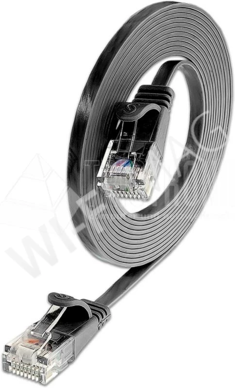 Кабель Wirewin SLIM UTP Cat.6, 10.0 м чёрный