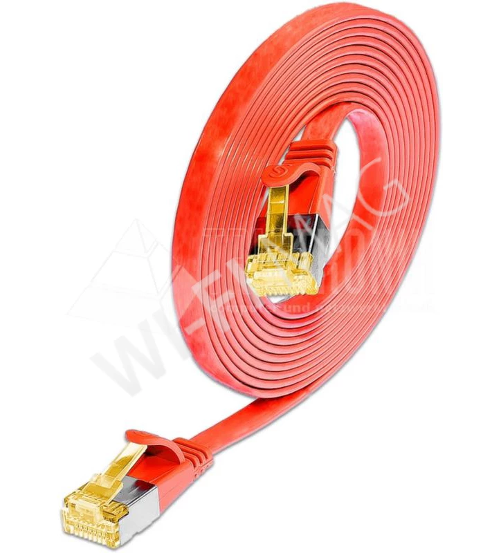 Кабель Wirewin SLIM STP Cat.6A, 7.0 м красный