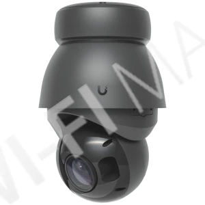 Ubiquiti UniFi AI PTZ Precision Camera Black, 8 Мп уличная PoE++ с 31-кратным зумом и технологией LiDAR черная IP-видеокамера
