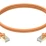 Conexpro Patch Cable STP, CAT6A (0,5 метра) патч-кабель оранжевый