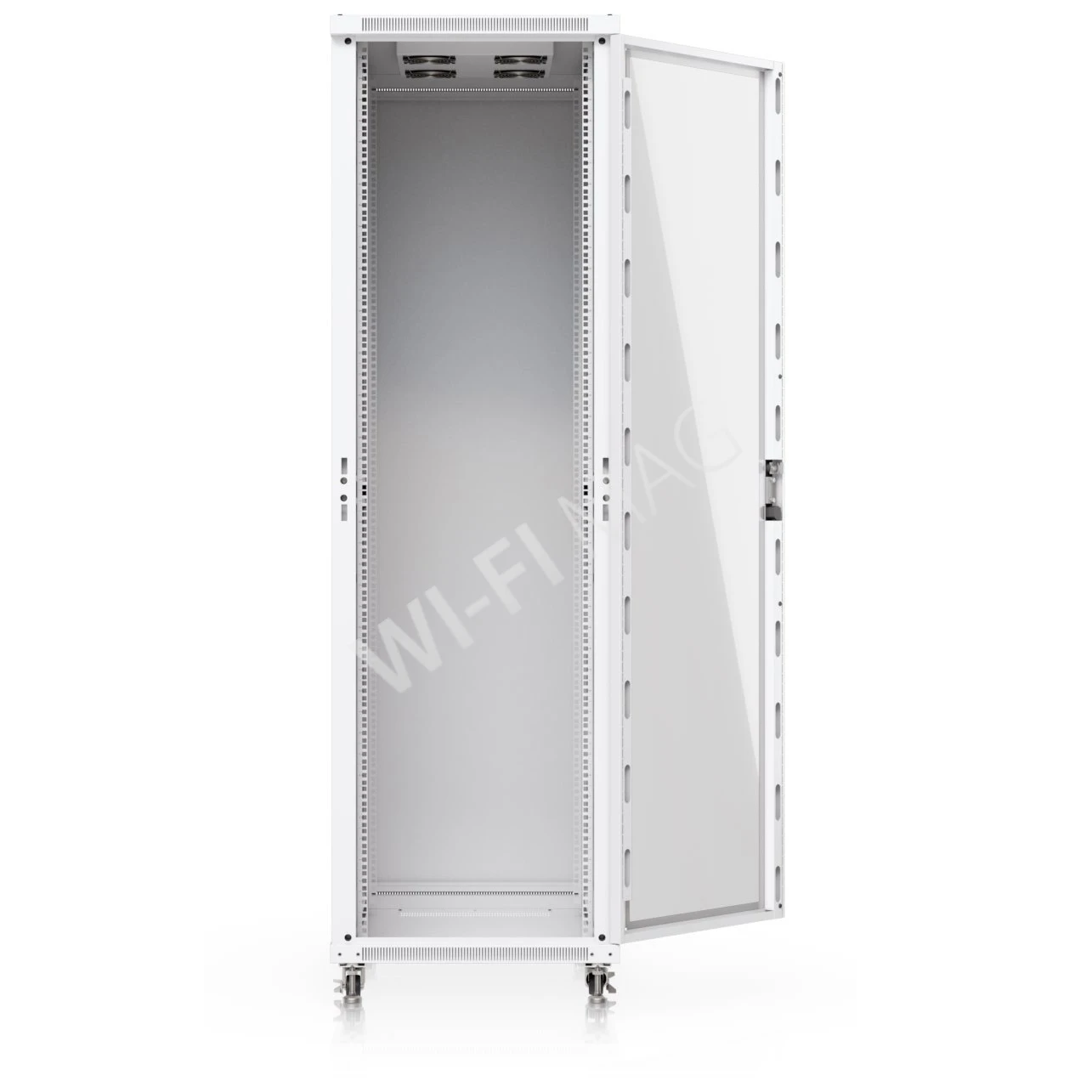 Ubiquiti 42U Rack Cabinet Glass Front Door (1000 мм) напольная стойка 42U с 4-мя вентиляторами и стеклянной дверцей