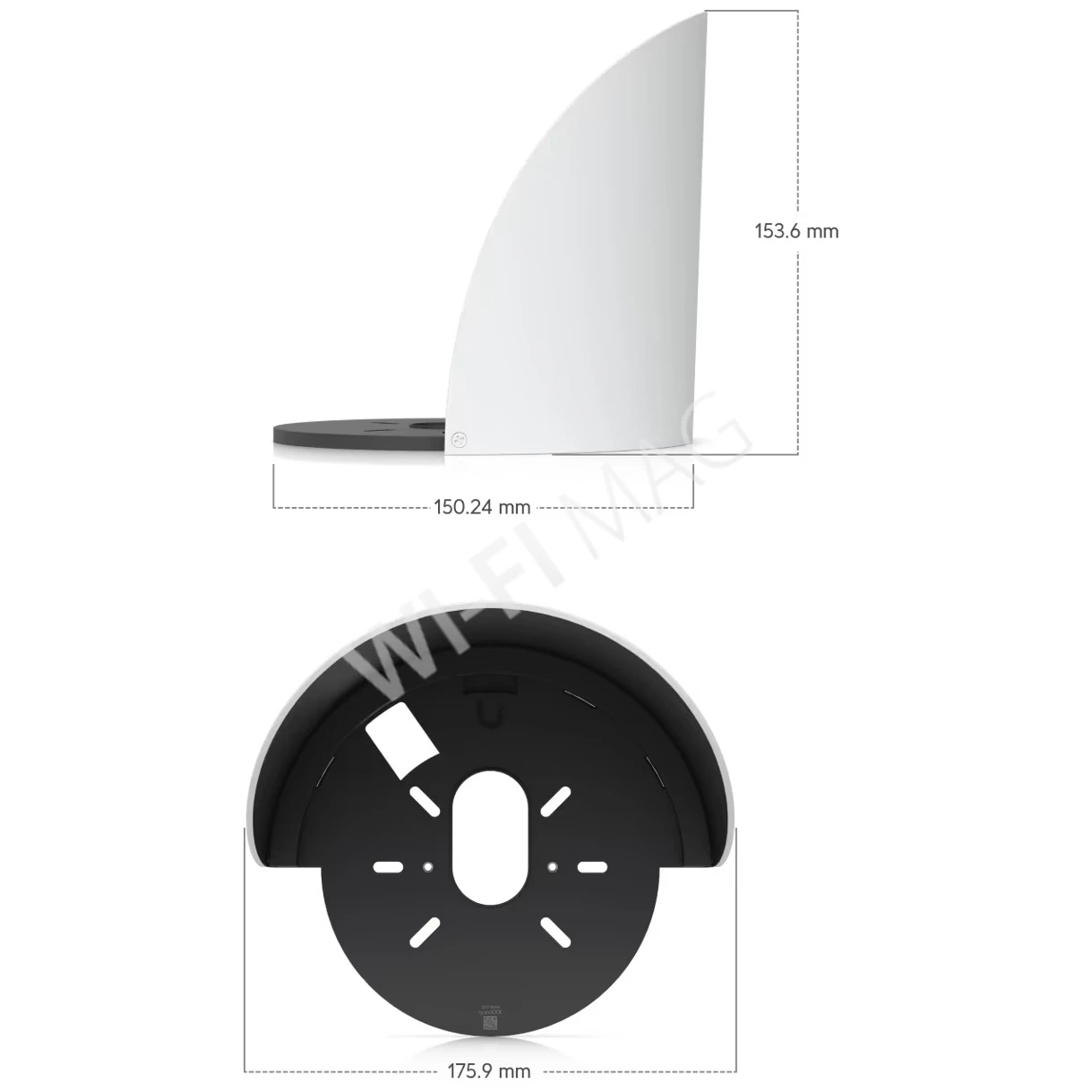 Ubiquiti UniFi G6 Dome Camera Weather Shield White, белый козырек для защиты от непогоды камер UVC-G6-Dome/Pro-Dome