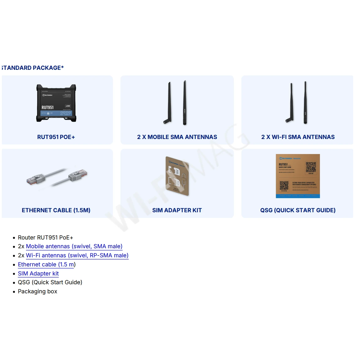 Teltonika RUT951 PoE+ Industrial Cellular Router, промышленный сотовый маршрутизатор PoE+