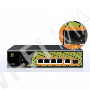 Conexpro GNT-P1006GA, с 5 портами 1 Гбит/с (4 PoE) и 1 SFP портом неуправляемый коммутатор